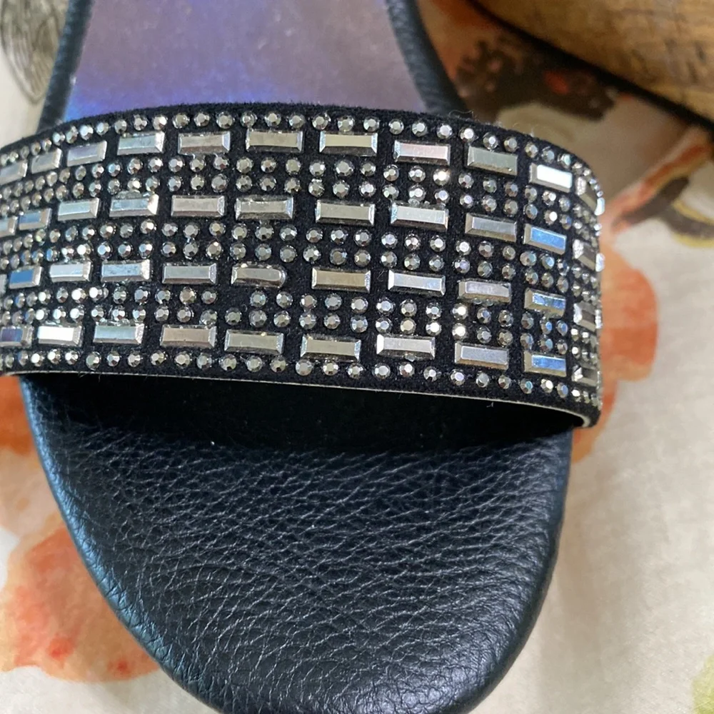 Justice black sandals - Picture 3 of 4